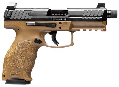Heckler And Koch VP9 Tactical Flat Dark Earth 9mm 4.7 " Barrel 17 Rounds - $834.99 (Free S/H on Firearms)