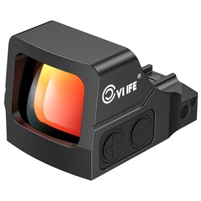 25% off CVLIFE WildHawk 2MOA & 32MOA Circle/3MOA Red Dot for RMS/RMSC, 3000G Shockproof Pistol Optic, Motion Awake Handgun Red Dot, 0.27" Thin Deck for Compact Pistol, with Adapter for RMR/MOS/Picatinny. w/code TUQ7KDC6 + FREE Shipping
