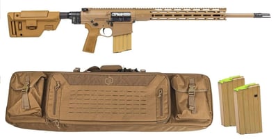 PSA Sabre-10A2 "Super Sass" Billet 20" .308 5R Rifle w/15"Sabre Lock up rail, Law Folder, B5 CPS Stock, 3 Mags, and Bag FDE - $1999.99 + Free Shipping