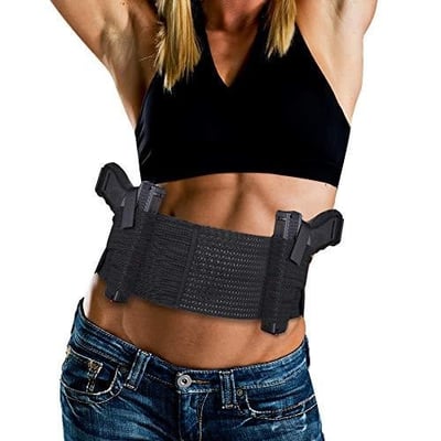 Accmor Belly Band Holster for Concealed Carry, Elastic Breathable Waistband Gun Holster for Women Men, Right and Left Hand Draw - $9.99 (Free S/H over $25)