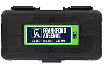Frankford Arsenal Hinge-Top Ammo Box #503 with True Mechanical Hinge for Ammunition Storage and Organization, Holds 50 Rounds black - $1.49 + FREE Shipping