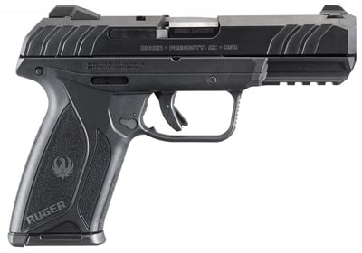 Ruger 3810 Security-9 9mm Luger DAO 4" 15+1 Black Polymer Grip Blued Steel Slide - $348.99