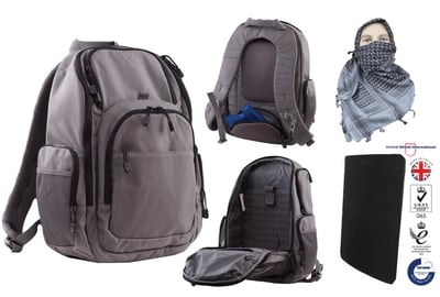 Tru-Spec Stealth Backpacks w/FREE Matched Color Shemagh & Optional Level IIIA 10x13 Ballistic Panel - $49.95