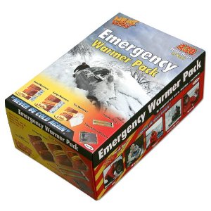 Heat Factory Emergency Preparedness Pack 6 Day Supply Hand, Foot & Body Warmers, 1 Mylar Blanket, 2 Glow+ Free S/H* - $6.99 (Free S/H over $25)