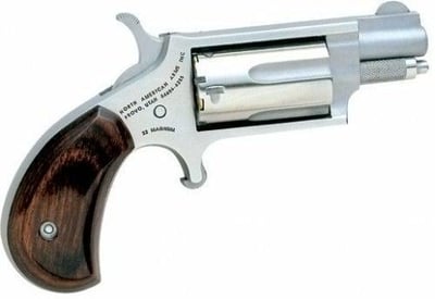 NAA CA Compliant, Revolver, .22 Magnum, Rimfire, 1.12" Barrel, 5 Rounds - $195.64 after code "ULTIMATE20" (Buyer’s Club price shown - all club orders over $49 ship FREE)