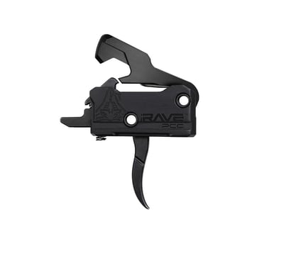 Rise Armament RAVE PCC Drop-in Flat or Curved Trigger with Anti-walk Pins Black - $139.99 (Free S/H over $99)
