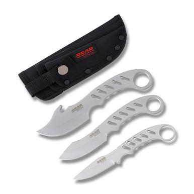 Bear & Son Bear Edge 3 Piece Game Knife Set - $9.99 (Free S/H over $95, excl. Ammo, Flamm.)