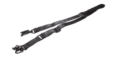 JE Machine Quick Adjust Convertible 1 or 2 Point Sling with Metal Hooks - Black - $7.49