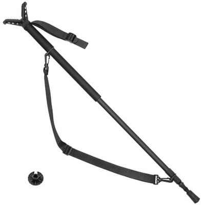 50% off MidTen Shooting Stick Hunting Monopod with V Yoke Rest, 33.1" to 74.8" Height Adjustable Gun Crossbow Shooting Monopod, Walking Stick with Shoulder Wrist Strap Rifle Stand with Spike Feet w/code NWDGQIZY - $15 + FREE Shipping