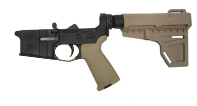 BLEM PSA AR-15 Complete MOE Shockwave Pistol Lower, FDE - $139.99