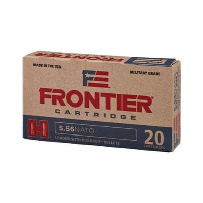 Hornady T2 Frontier 5.56 NATO 75 Grain BTHP Match 20rds - $13.99