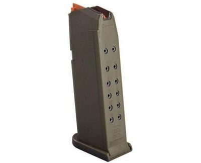 Glock G19 Gen 5 9mm 15 Round Magazine, OD Green - $23.99 