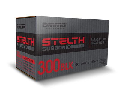 Ammo Inc StelTH 300 Blackout Ammo 220gr Subsonic TMC 200rds - $149.99 