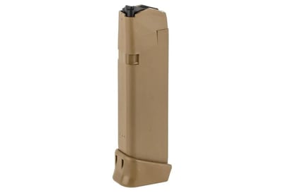 GLOCK 17/19X Magazine 9mm - 19 Round - Coyote - $27.99 