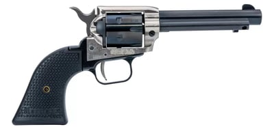Heritage Rough Rider 22 LR 4.75″ 6rd Nickel Finish, Star Grips - $109.99 