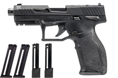 Taurus TX22 Gen II T.O.R.O. 22LR 4.6" 16/22rd OR Pistol, 5 Mags - $449.99 (Free S/H on Firearms)