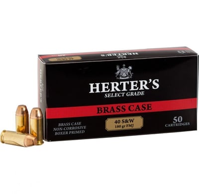 Herter's .38 Special 158 Grain FMJ 50 Rnds - $15.99  (Free Shipping over $50)