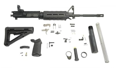 PSA 16" Carbine-Length M4 5.56 NATO 1/7 Nitride MOE EPT Rifle Kit & Rear MBUS - 516447449 - $409.99