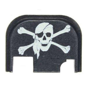 Pirate Jolly Roger Rear Slide Cover Plate for Glock Pistols - $10.95 (Free S/H over $25)