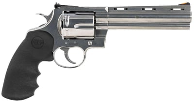 Colt Anaconda .44 Magnum Revolver 6" Barrel 6 Rounds Hogue Rubber Grips Semi-Bright Stainless Steel Finish - $1448