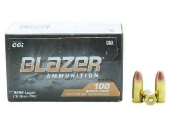 CCI Blazer 9mm 115 Grain FMJ – Bulk Pack - 1000 Rd - $231 with code GUNDEALS10 + Free Shipping 