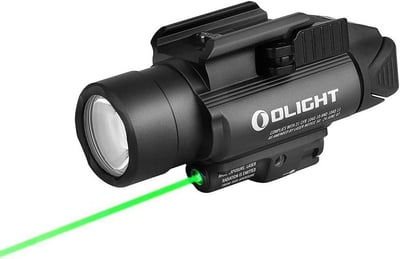 OLIGHT Baldr Pro 1350 Lumens Tactical Weaponlight with Green Light and White LED, 260 Meters Beam Distance Compatible with 1913 or GL Rail, Batteries Included(Black) - $114.44 + FREE Shipping