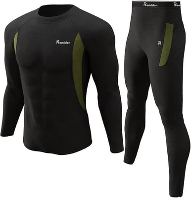 Thermal Underwear for Men Long Johns Fleece Lined Hunting Gear Bottom Top Set Base Layer - $19.98 (Prime Member Price) + FREE Shipping