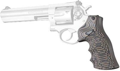 Hogue GP100/Super Piranha G10 G-Mascus with Finger Grooves Redhawk Grips, Dark Earth - $98.96 + FREE Shipping