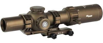 SIG SAUER Tango-MSR LPVO 1-10x26mm FFP Riflescope Waterproof Shockproof Gun Scope with Illuminated Reticle, 34mm Maintube, Lens Covers & Cantilever Mount, Coyote Tan - $563.99 + FREE Shipping