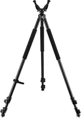 Trakiom Shooting Tripod with 360° QD V Yoke Rest, 31.5" - 74" Lever Lock, Lightweight Aluminum, High Density Foam Handle and Spike Feet - $43.79 w/code "UWRYOWL2" + FREE Shipping
