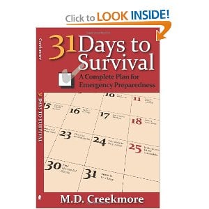 31 Days to Survival A Complete Plan for Emergency Preparedness - $5.95 (Free S/H over $25)