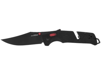 SOG Trident AT Folding 3.7" Clip Point Cryo D2 Titanium Nitride Blade AT-XR Lock Glass Reinforced Nylon (GRN) Handle Black - $39.99 + Free S/H over $49