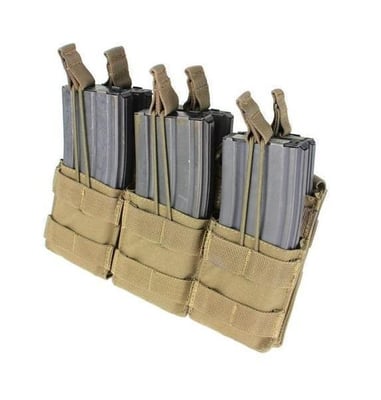 Triple Stacker Magazine Pouch (Hold 6 Mags) Coyote Tan - $15.49 & FREE Shipping (Free S/H over $25)