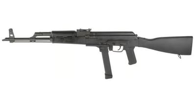 Century Arms WASR-M 9mm Ak Rifle 17.5" 33rd Glock Mag - Black - $473.98 (FREE Shipping on Firearms)