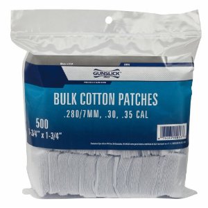 Gunslick 500-Count Bulk Cotton Patches (.280-.35 Caliber) + FSSS* - $7.28 (Free S/H over $25)