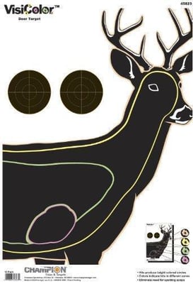 Champion Visicolor Deer Target, 10-pack - $3.99 (add on item) (Free S/H over $25)