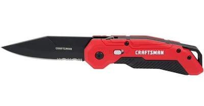 CRAFTSMAN Pocket Knife, Spring Assisted Opening - $12.95 + FREE Shipping