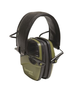 Howard Leight by Honeywell Impact Sport Sound Amplification Electronic Earmuff, Classic Green - $34.97 + FREE Shipping