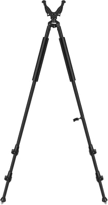 50% off CVLIFE Shooting Bipod Tripod with 360° V Yoke Rest, Adjustable Shooting Stick Rifle Bipod Tripod with Lever Locks, Lightweight Hunting Rest for Outdoor, Universal Shooting Rest for Rifles, Black w/code 57A3UHAC + FREE Shipping