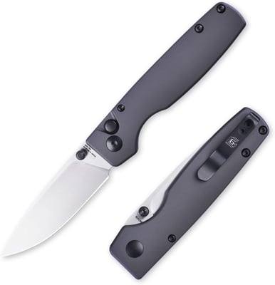 Kizer Original Folding Pocket Knife, 3 Inch 154CM Steel Blade Pocket Knife, Grey Aluminum Handle Folding Knife, Small EDC Knife for Everyday Carry - $42 + FREE Shipping
