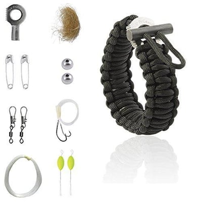 The Friendly Swede Multi-purpose Paracord Bracelet Survival Kit for Preppers - $7.99 + Free S/H over $35 (Free S/H over $25)