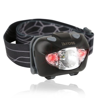 LED Headlamp Super Bright White / Red LED Waterproof 6 Feature Lighting Option - $9.99 + Free S/H over $35 (Free S/H over $25)