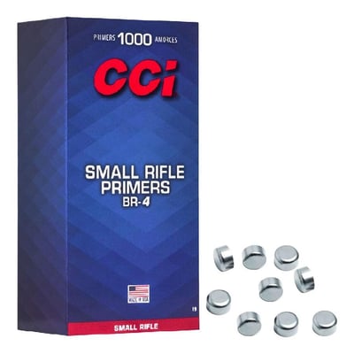 CCI Standard Primers BR4 Small Rifle 1000/ct - $79.99 