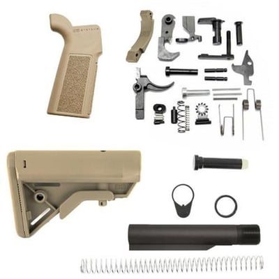 B5 Systems Bravo AR-15 Lower Build Kit - FDE - $131.96 