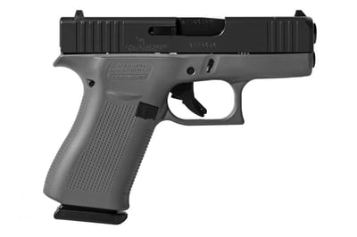 Glock 43X 9mm Semi Auto Pistol with Concrete Gray Cerakote Frame - $509.99  ($7.99 Shipping On Firearms)