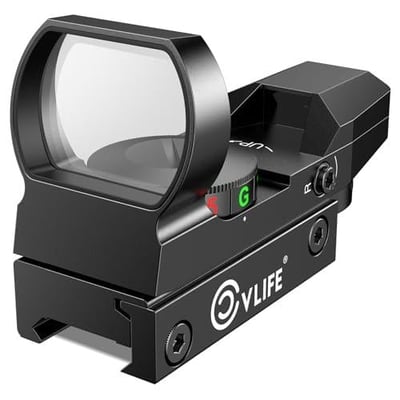 30% off CVLIFE 1X22X33 Red Green Dot Gun Sight Scope Reflex Sight with 20mm Rail w/code HFAYKHXE - $15.39 + FREE Shipping