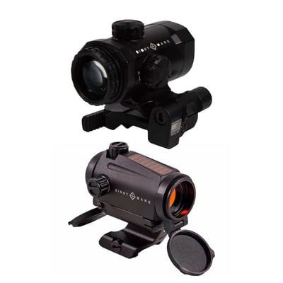 Sightmark MTS Mini Solar 1x22mm Red Dot & Sightmark XTM3 3x18mm Magnifier - $249.98 