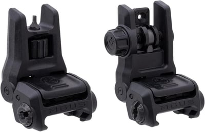 Magpul Industries MBUS 3 Front & Rear Sight Set Fits Picatinny Rail, Black, MAG1166-MAG1167 - $69.95 (for the Pair)