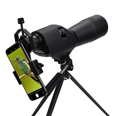 Pinty 20-60x60 Straight Spotting Scope with Tripod, Optics Zoom 36-19m/1000m - $49.29 w/ code "OYGNDLWA" (Free S/H over $25)