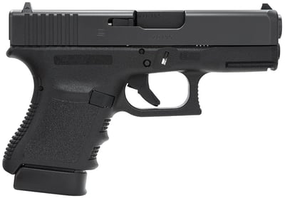 Glock PF3050201 G30SF Gen3 *CALIFORNIA Compliant Sub-Compact 45 ACP 10+1 3.78" Black Polygonal Rifled Barrel, Matte Black Serrated Slide, Black Polymer Frame w/Picatinny Rail, Black Textured Finger Grooved Polymer Grip, Right Hand - $672